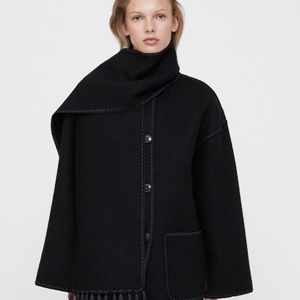 Never worn toteme scarf jacket; size 40